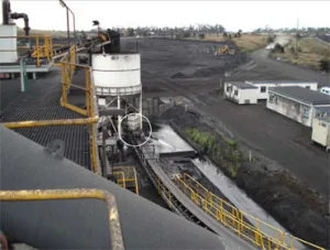 Figure 4 – Tail End View of Plant Feed Conveyor